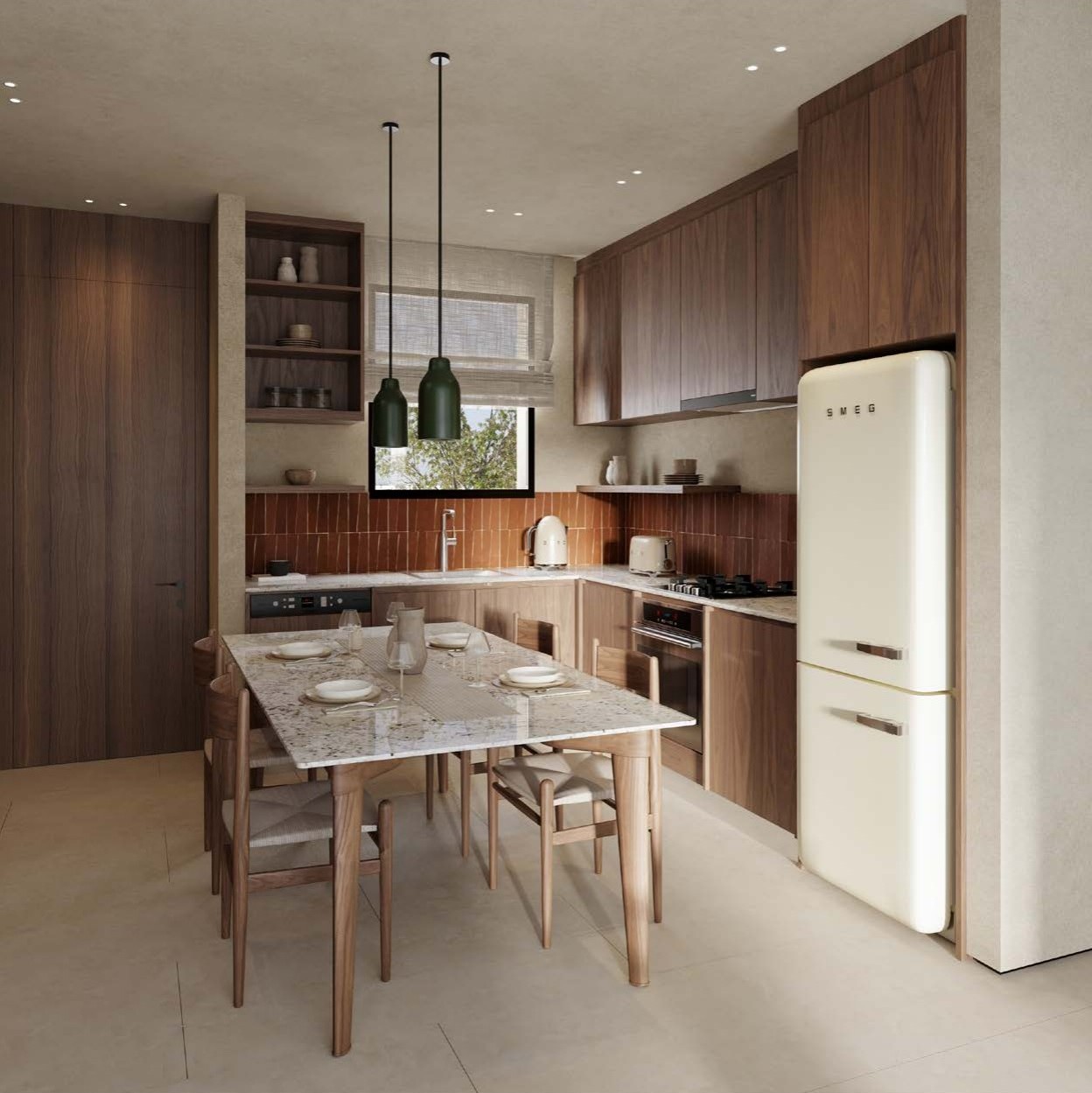 Nuba by Orascom — kitchen 1br